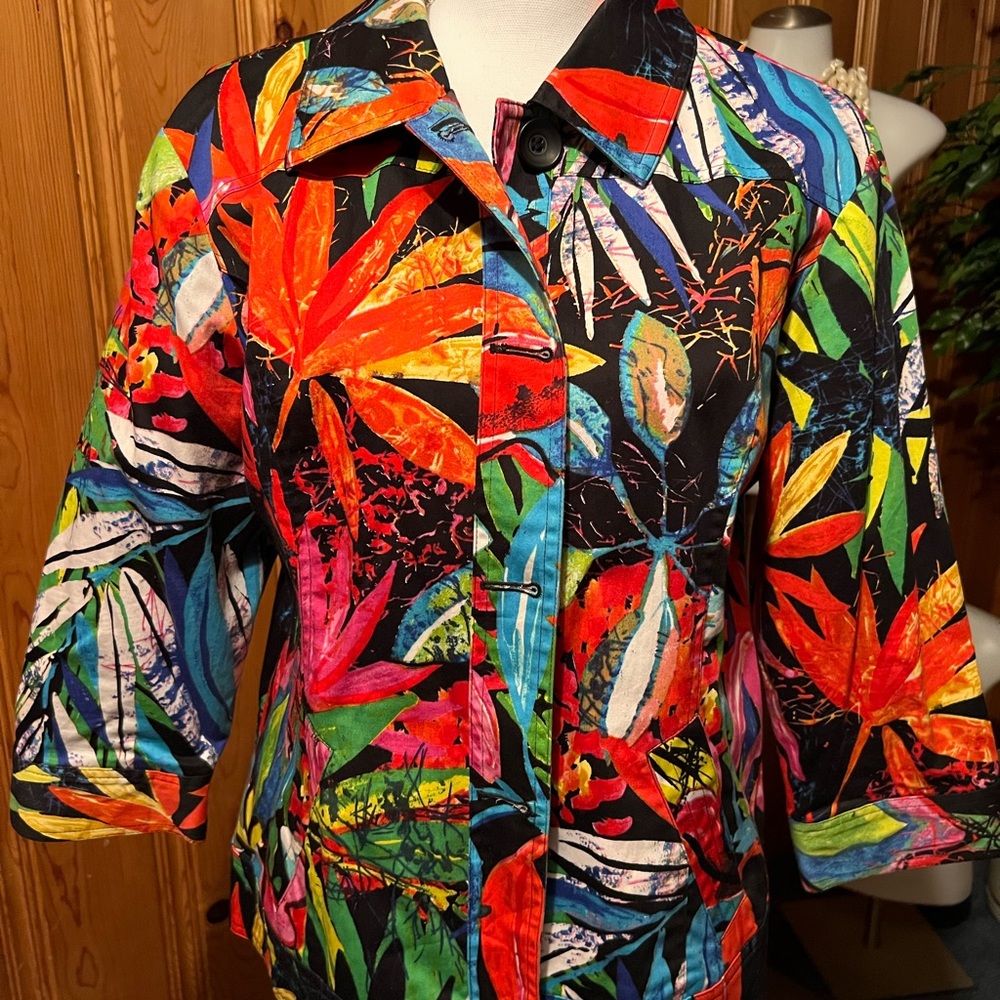 Floral Print Jacket